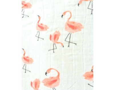 Little Unicorn Mušelínová zavinovacia plienka Deluxe 120 x 120 cm Pink Ladies
