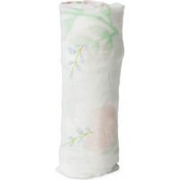 Mušelínová zavinovacia plienka Deluxe 120x120cm Pink Peony Mušelínová zavinovacia plienka Deluxe 120x120cm Pink Peony
