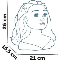 Smoby MY Beauty Česacia hlava Blond 2