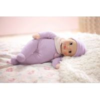 My first Baby Annabell Novorodenec 30 cm fialová 2