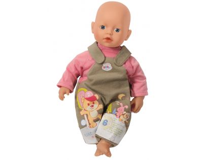 My Little Baby Born Jednodílné oblečení - Hnědo-růžová
