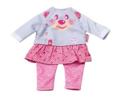 My Little Baby Born Oblečení Easy Fit - Růžové kalhoty se sukýnkou