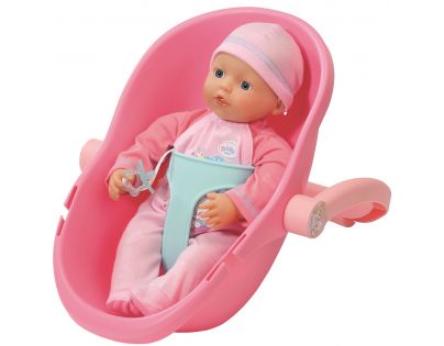 My little Baby Born Panenka s přenosnou sedačkou