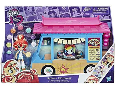 My Little Pony Eg Minis Sunset Shimmer Sushi Truck