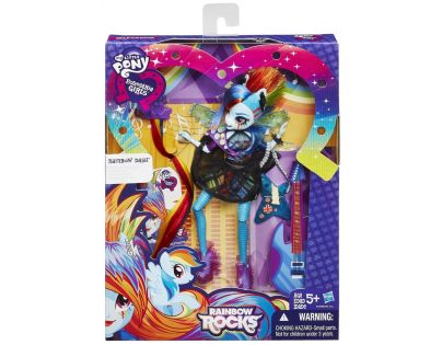 My Little Pony Equestria Girls Panenka s vlasovými dopňky - Rainbow Dash