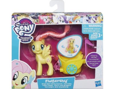 My Little Pony Poník s vozíkem Fluttershy