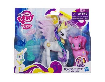 My Little Pony Princezna s kamarádkou a doplňky - Luna a Rarity