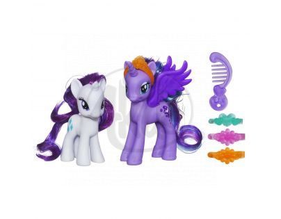 My Little Pony Princezna s kamarádkou a doplňky - Luna a Rarity