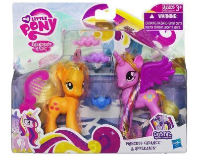 My Little Pony Princezna s kamarádkou a doplňky - Luna a Rarity