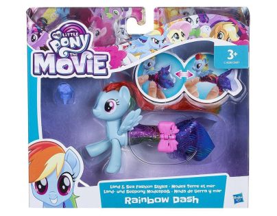My Little Pony Premieňajúci sa poník 7,5 cm s doplnkami Rainbow Dash