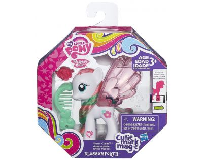 My Little Pony Průhledný poník s třpytkami a doplňkem - Blossomforth