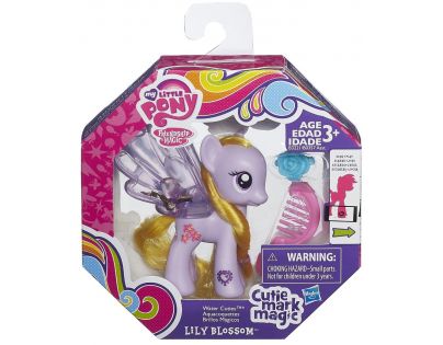 My Little Pony Průhledný poník s třpytkami a doplňkem - Lily Blossom