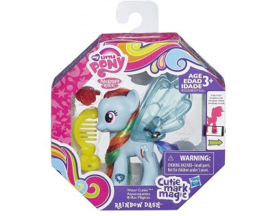 My Little Pony Průhledný poník s třpytkami a doplňkem - Rainbow Dash