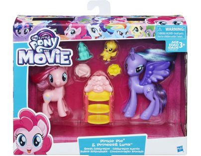 My Little Pony Set 2 poníků s doplňky Pinkie Pie a Princess Luna
