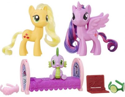 My Little Pony Set 2 poníkov s doplnkami Princess Twilight Sparkle a Applejack