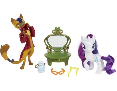 My Little Pony Set 2 poníků s doplňky Rarity a Capper Dapperpaws