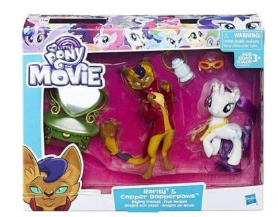 My Little Pony Set 2 poníků s doplňky Rarity a Capper Dapperpaws