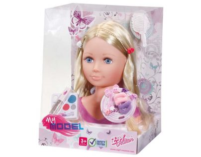 My Model Hlava k česání a líčení 27cm