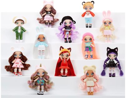 Na! Na! Na! Surprise Minis bábika 10 cm CJ Cuddles Kosoštvorec - Poškodený obal
