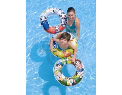Bestway 53-36014 - Nafukovací kruh 61cm, 5-10 let dětské motivy