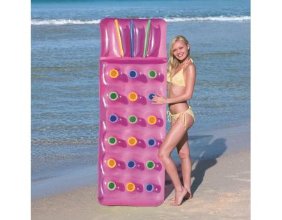 Bestway Nafukovací matrace Lounge 188x71 cm - Růžová