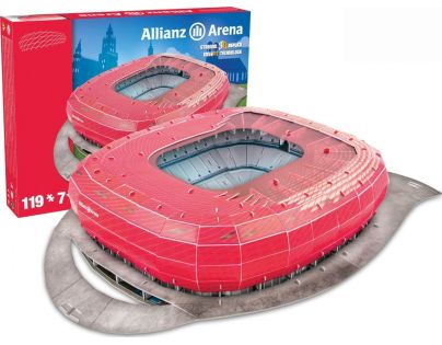 Nanostad 3D puzzle Štadión Allianz Arena FC Bayern Mníchov