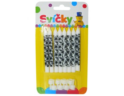 HM Studio Narodeninové sviečky na tortu 8 ks