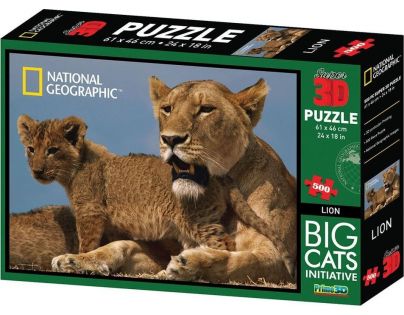 National Geographic 3D Puzzle Lvi 500 dílků