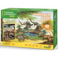 CubicFun National Geographic Kids 3D Puzzle Dino park 43 dílků 2