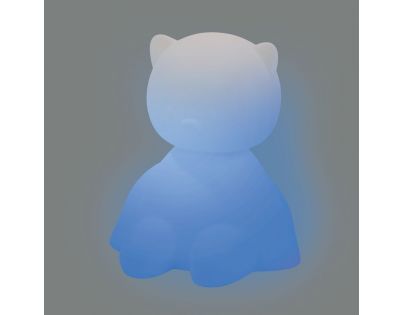 Nattou Svetielko nočné silikónové so senzorom plaču Lapidou mačička