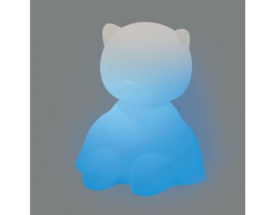 Nattou Svetielko nočné silikónové so senzorom plaču Lapidou mačička