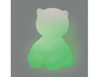 Nattou Svetielko nočné silikónové so senzorom plaču Lapidou mačička
