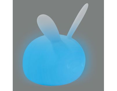 Nattou Svetielko nočné silikónové so senzorom plaču Lapidou zajačik