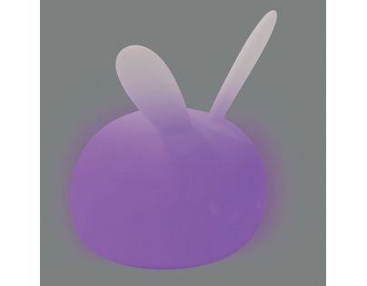 Nattou Svetielko nočné silikónové so senzorom plaču Lapidou zajačik