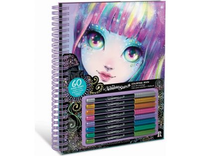 Nebulous Star Omaľovánky s čiernymi stránkami Isadora