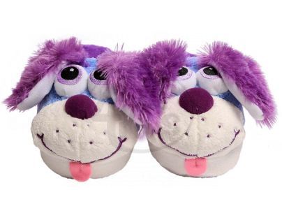 Neposedné bačkůrky Stompeez Štěňátko fialové - vel. 34-36