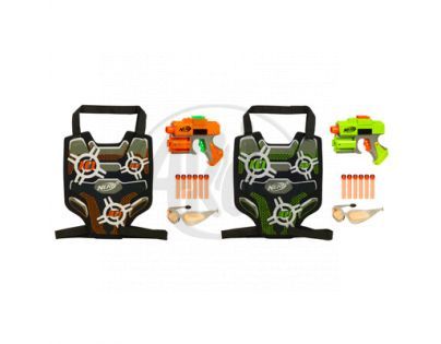 Hasbro 62869 - NERF - hrací set pro 2 hráče (pistole, vesta, brýle)