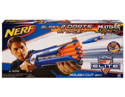 Hasbro Nerf N-Strike Elite Rough Cut 2x4 - Modrá