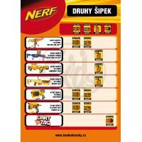 Hasbro 62568 - NERF - Náhradní šipky 16ks 2