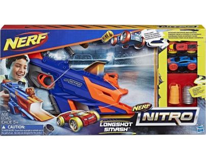Hasbro Nerf Nitro Longshot Smash + 2 auta C0784