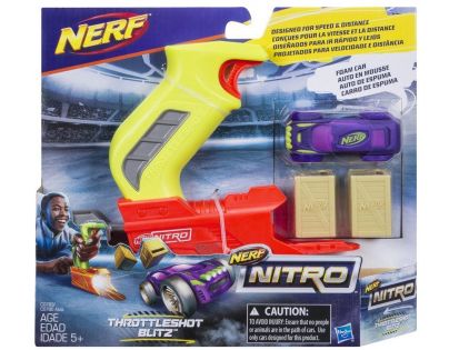 Nerf Nitro Throttleshot Blizt Fialové auto