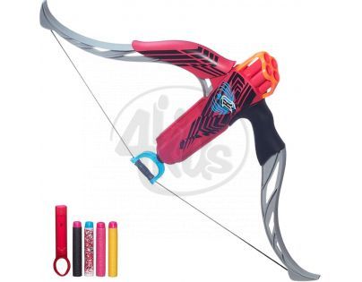 Nerf Rebelle Luk vystřelující 4 šipky - Růžová