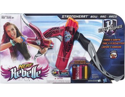 Nerf Rebelle Luk vystřelující 4 šipky - Růžová