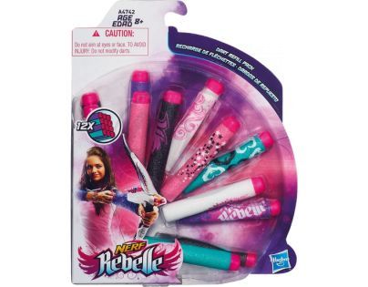 NERF REBELLE náhradní šipky 12 ks (A4742)