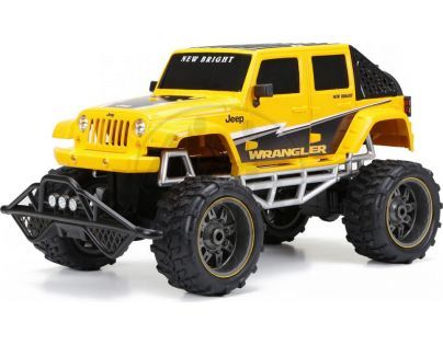 New Bright RC auto Džíp 1:8 - Žlutá
