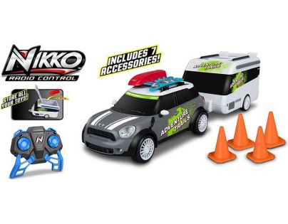 Nikko RC Mini Countryman s karavanom šedý