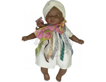 Nines Maha Con Bebe 45 cm - Bílé šaty