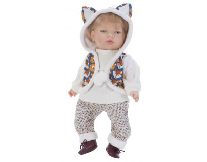 Nines bábika Marc Foxy 45 cm mechanická