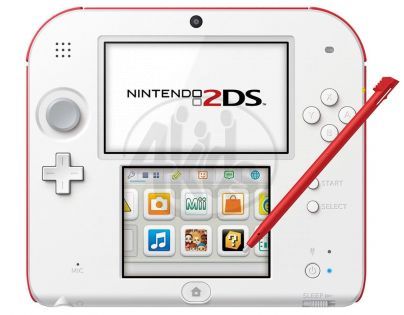 Nintendo 2DS White & Red