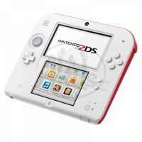 Nintendo 2DS White & Red 3